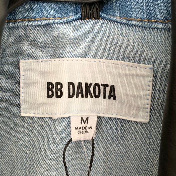 NEW BB Dakota Rebel Rebel Denim Vest - Picture 7 of 8